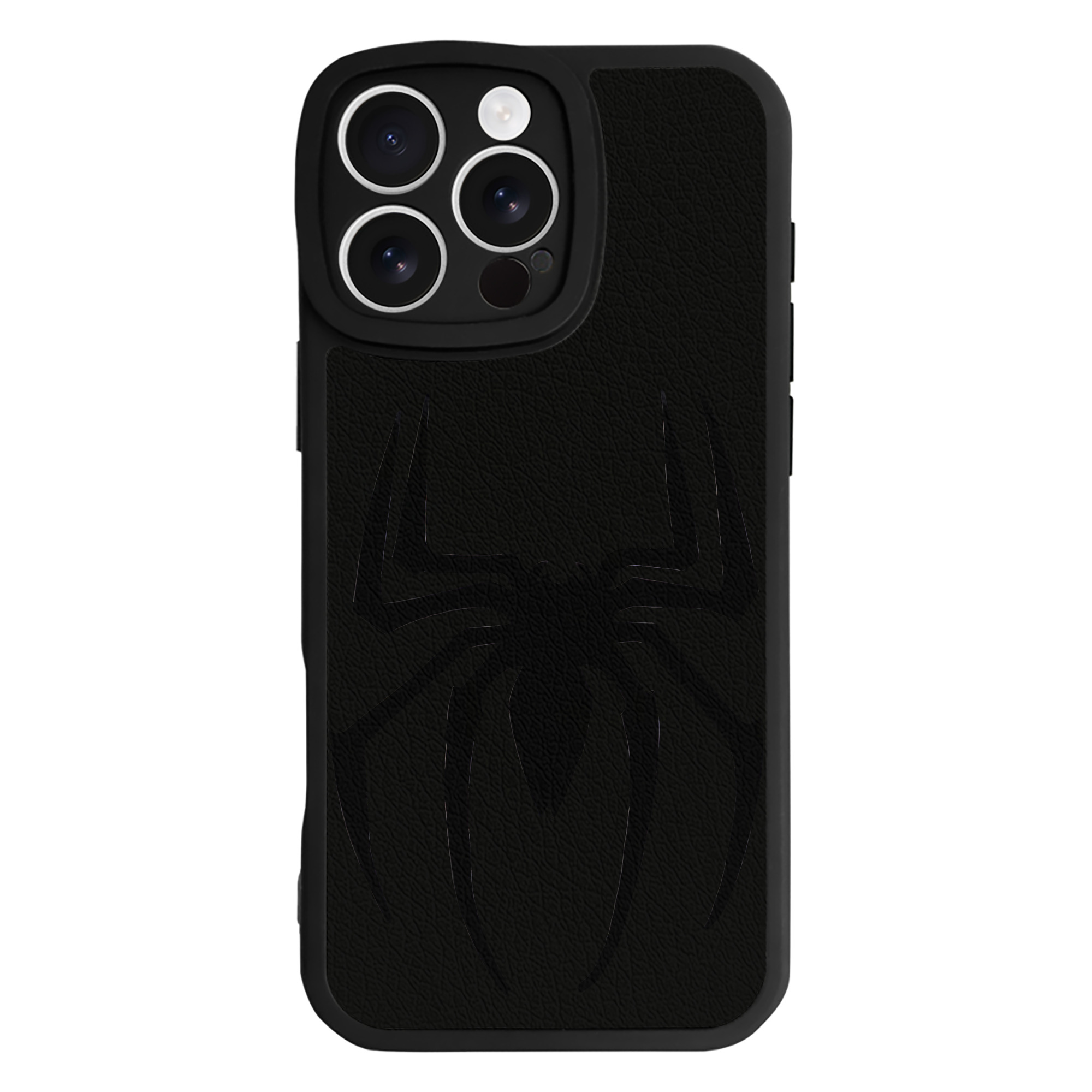 Spider Man スパイダーマン 【iPhone 16シリーズ対応】シリコンスマホケース（レザー調） 材質：シリコン